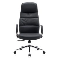 karekla-grafeioy-fb91835501-mayro-pu-der-2 ΚΑΡΕΚΛΑ ΓΡΑΦΕΙΟΥ TEETER HM18355.01 ΜΑΥΡΟ PU ΔΕΡΜΑ--ΒΑΣΗ ΧΡΩΜΙΟΥ 67x66x121Υεκ