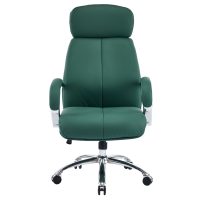 ΚΑΡΕΚΛΑ ΓΡΑΦΕΙΟΥ TOREN HM18357.07 ΠΡΑΣΙΝΟ PU ΔΕΡΜΑ--ΒΑΣΗ ΧΡΩΜΙΟΥ 66x74x128Υεκ