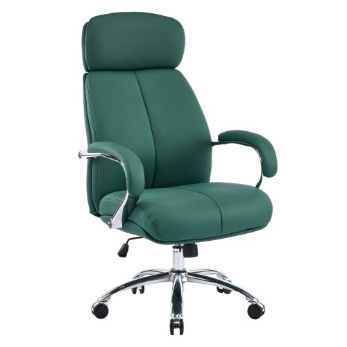 karekla-grafeioy-fb91835707-prasino-pu-d ΚΑΡΕΚΛΑ ΓΡΑΦΕΙΟΥ TOREN HM18357.07 ΠΡΑΣΙΝΟ PU ΔΕΡΜΑ--ΒΑΣΗ ΧΡΩΜΙΟΥ 66x74x128Υεκ