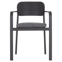 ΠΟΛΥΘΡΟΝΑ ΤΡΑΠΕΖΑΡΙΑΣ ELARA HM6414.01 ΓΚΡΙ ΑΛΟΥΜΙΝΙΟ-OLEFIN--ΞΥΛΟ TEAK 56x62x78Υεκ.