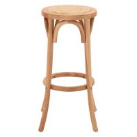 ΣΚΑΜΠΟ ΞΥΛΙΝΟ FAYE ΑΠΟ ΟΞΙΑ ΦΥΣΙΚΟ ΜΕ ΨΑΘΑ Φ36Χ70 HM8751.01- 36x36x72Y εκ.