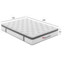 stroma-diplo-fb974906-pocket-springs-ley-1 ΣΤΡΩΜΑ ΔΙΠΛΟ SILENTIUM HM749.06 POCKET SPRINGS--ΛΕΥΚΟ 160x200x30Υεκ.