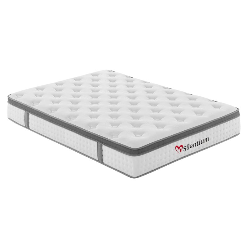 stroma-diplo-fb974906-pocket-springs-ley ΣΤΡΩΜΑ ΔΙΠΛΟ SILENTIUM HM749.06 POCKET SPRINGS--ΛΕΥΚΟ 160x200x30Υεκ.
