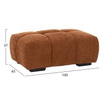 ΤΑΜΠΟΥΡΕ ΥΠΟΠΟΔΙΟ COVEN HM3342.02 ΚΕΡΑΜΙΔΙ ΥΦΑΣΜΑ 100x65x37Υεκ.